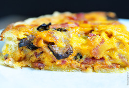 Bacon & Mushroom Quiche