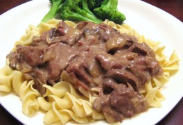 Beef Stroganoff