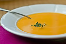 Butternut Squash, Bacon & Lentil Soup