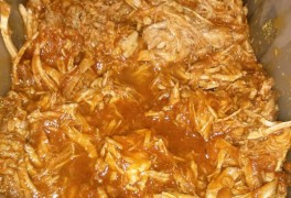 Pulled pork in BBQ sauce